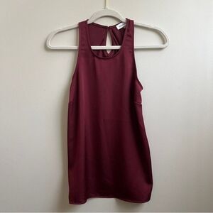 SugarLips Burgundy flowing Tank XS